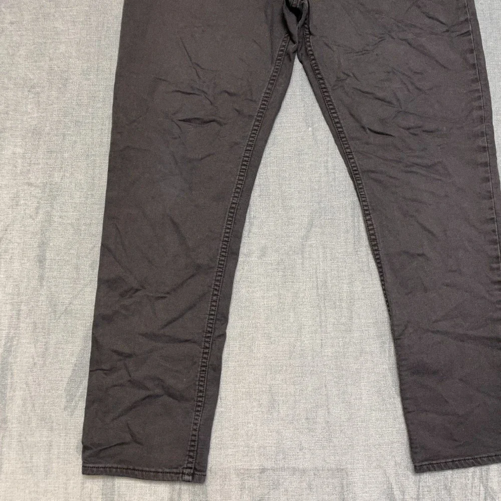 Banana Republic Traveler Pant Mens 33x30 Black Cotton Straight Zip Fly Mid Rise